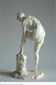 Etude, 31 x 16 x 11 cm, plâtre