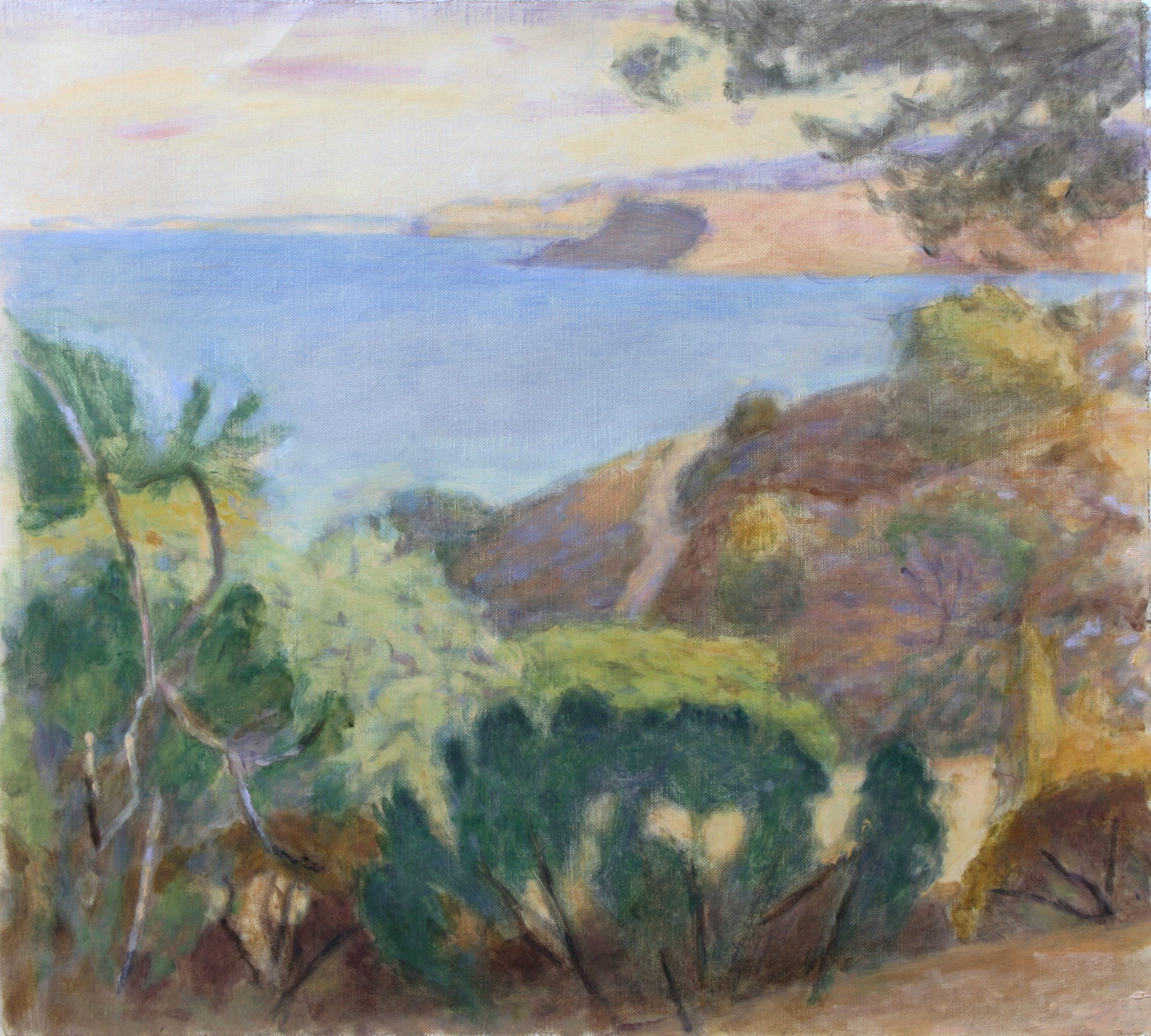 Port Vendres 45 x 50 cm huile sur toile