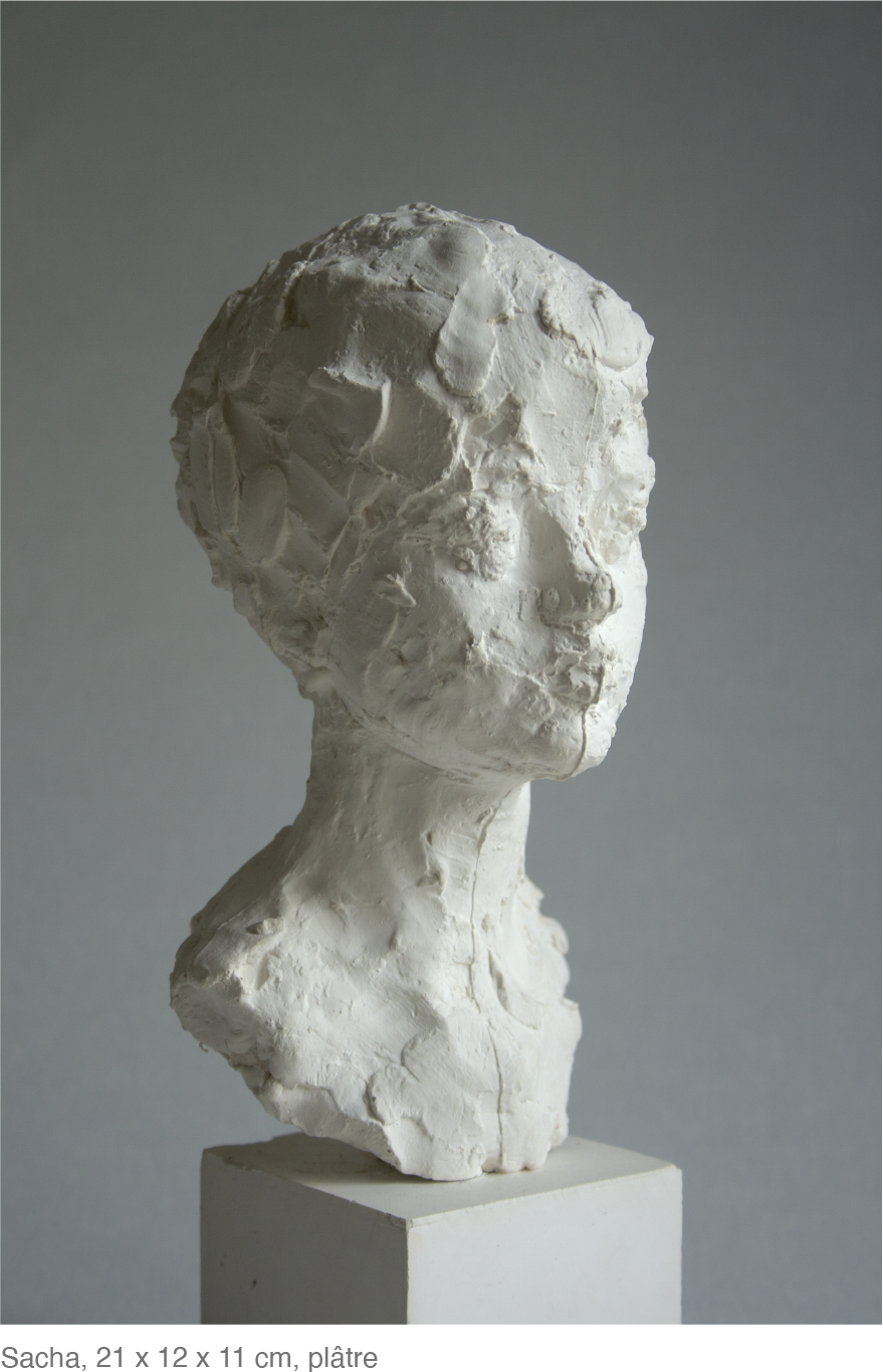 Sacha, 21, 12, 11 cm, plâtre